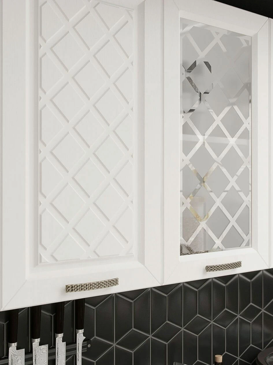 Кухонный гарнитур Агава 2 м, мебель для дома и кухни, Акация белая / столешница Калаката